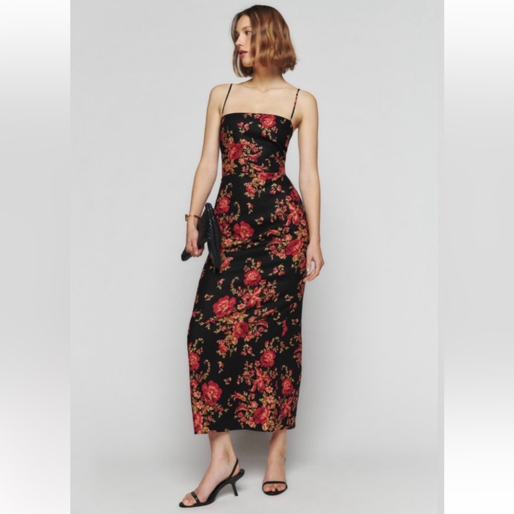 Reformation Frankie Linen Dress